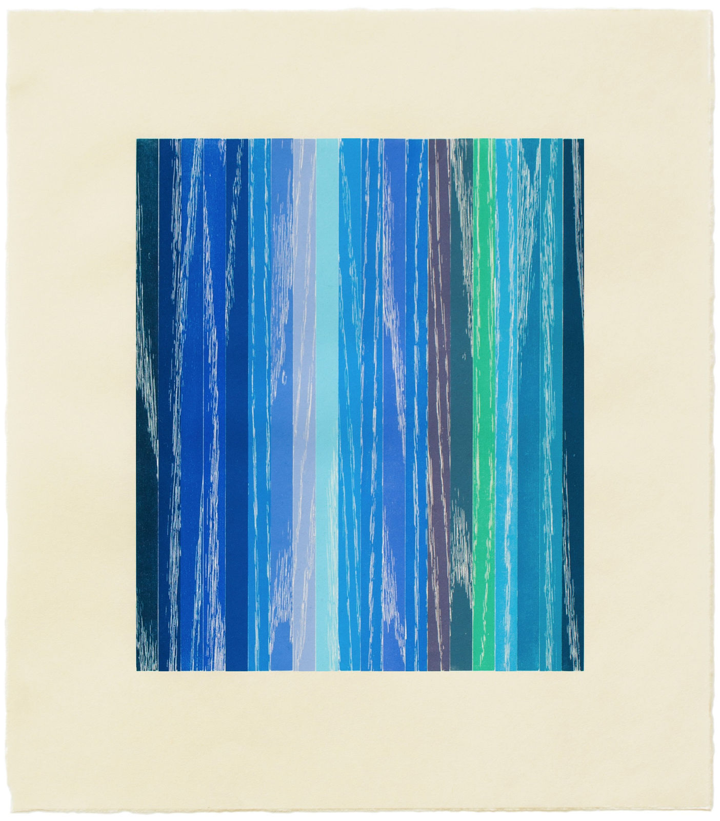 Polly Apfelbaum Wood Street Blue Print Edition