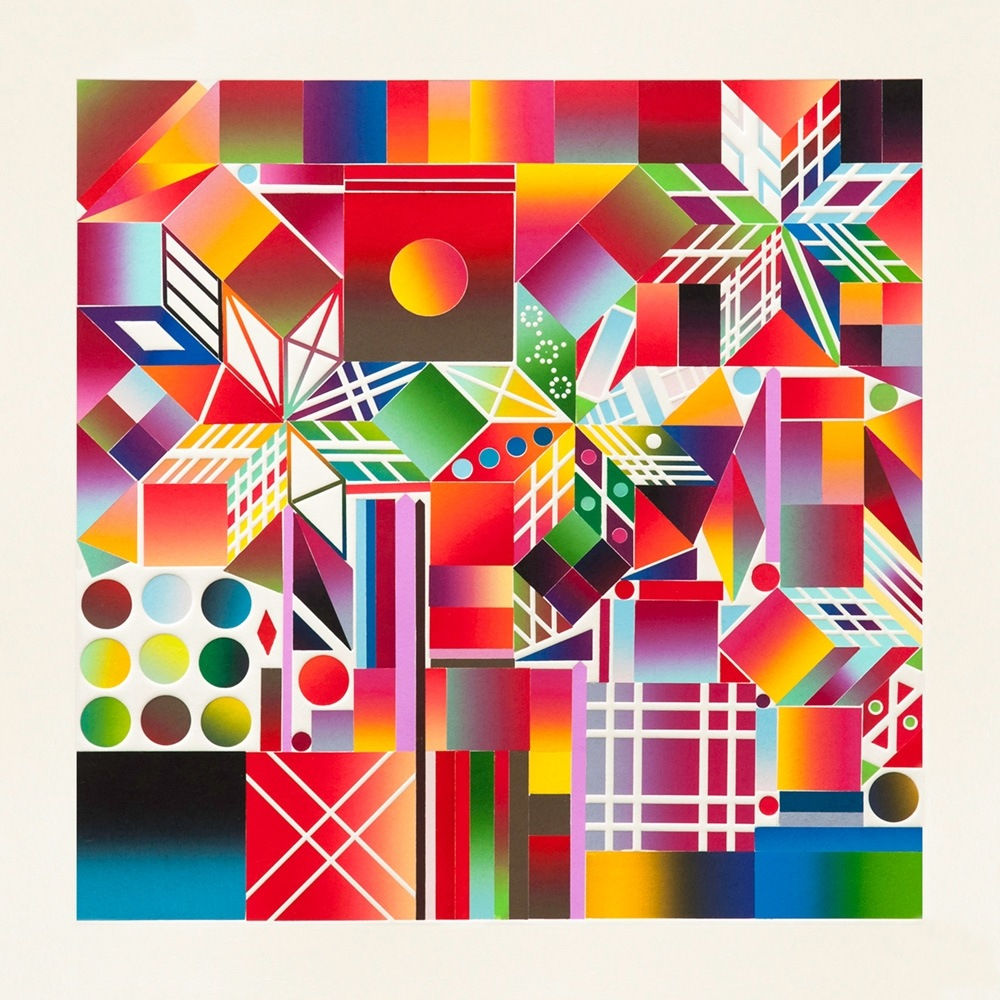 Polly Apfelbaum, Atomic Mystic Puzzle 9, 2017