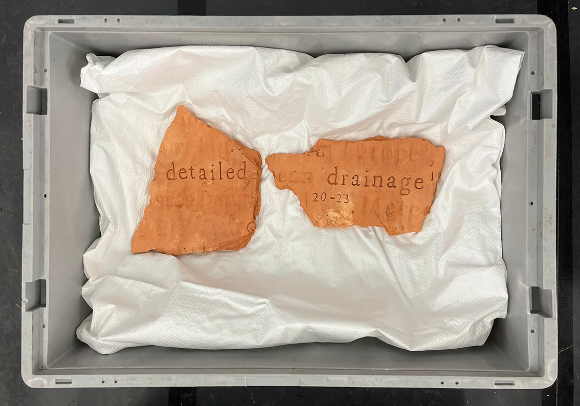 Lennart Lahuis, MURMUR (#12/ detailed drainage), 2018-2024