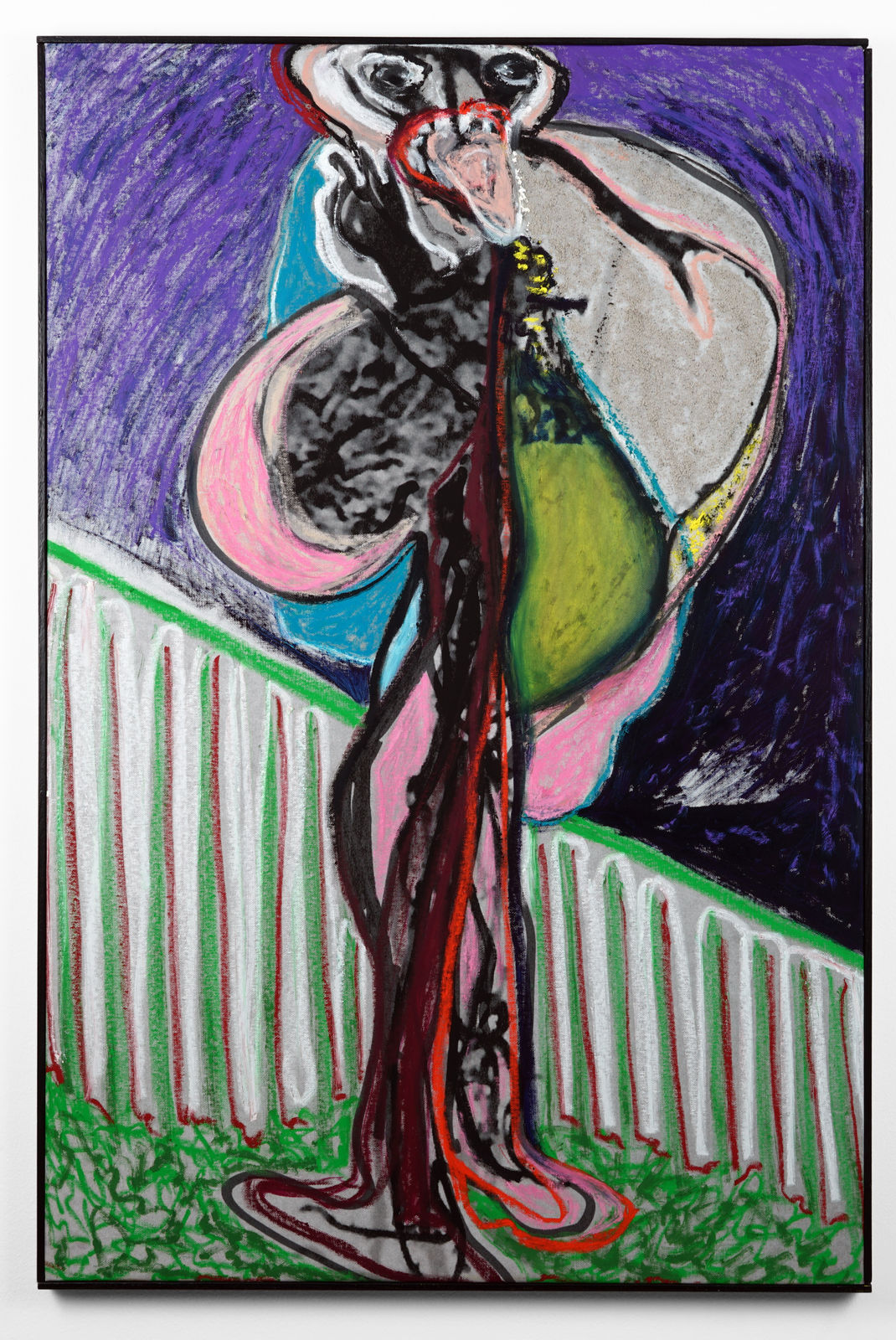 Jacqueline de Jong, ‘Frieslander’ resting (Fenced in...), 2016