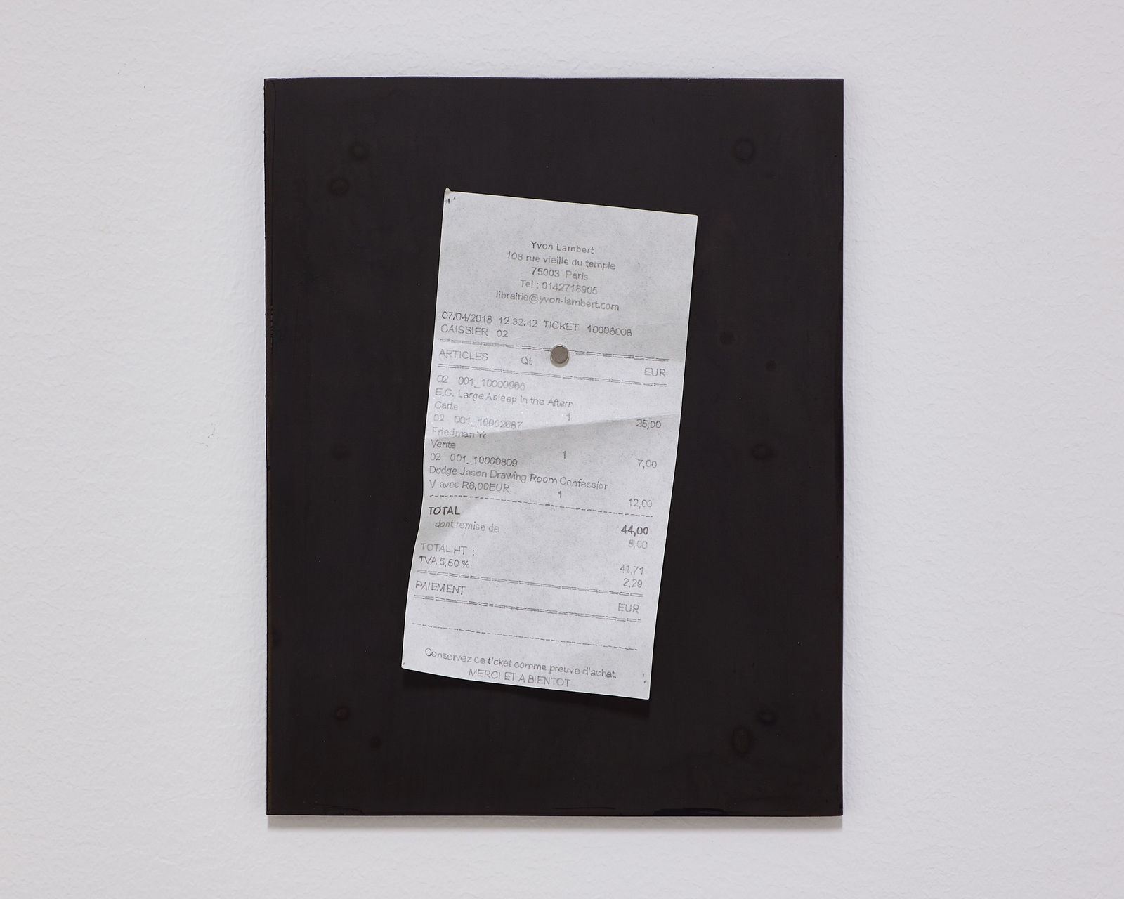 Alexandre Lavet, E.C. Large Asleep in the Afternoon, 2018