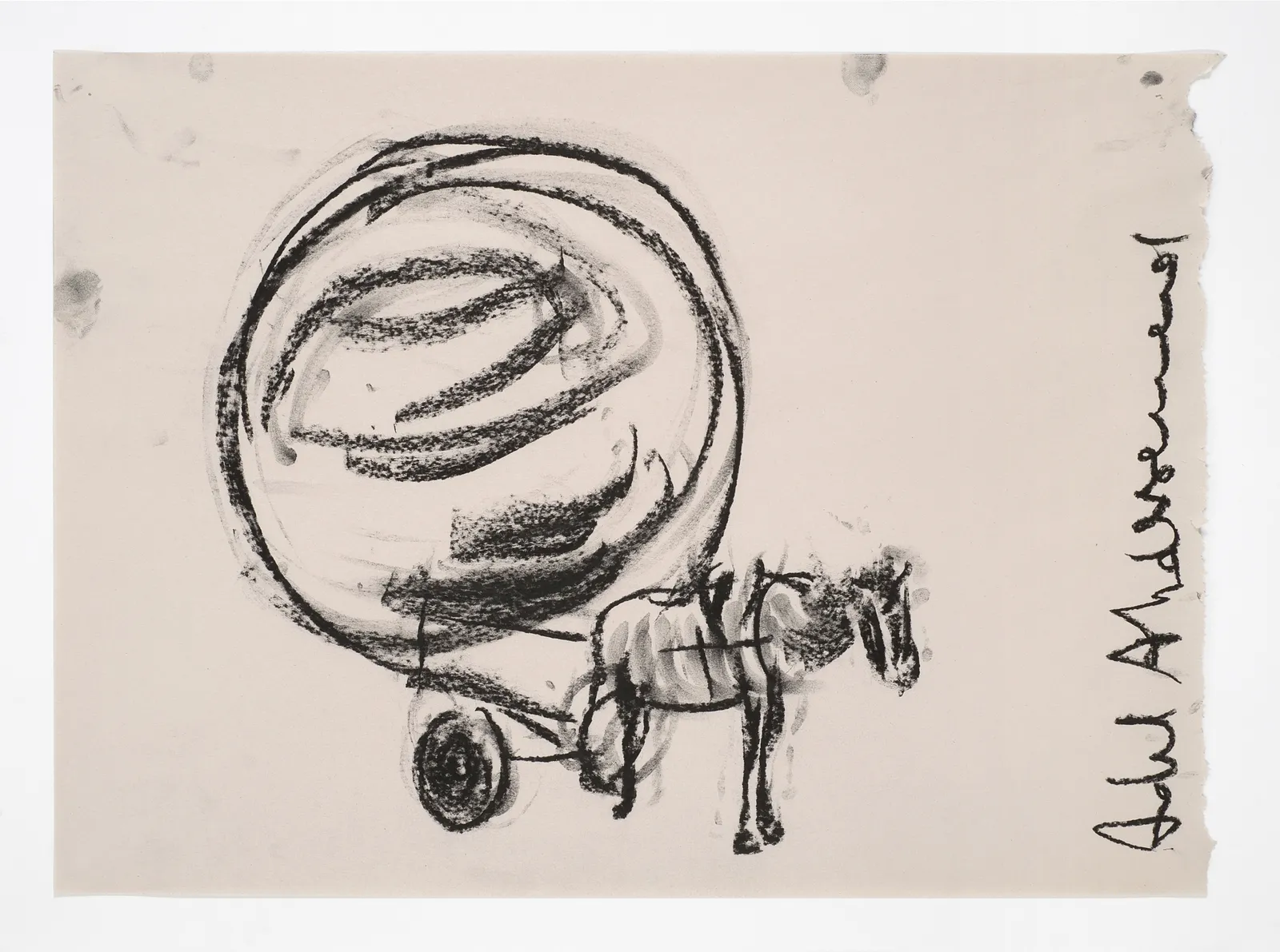 Adel Abdessemed, L'Âne, 2019