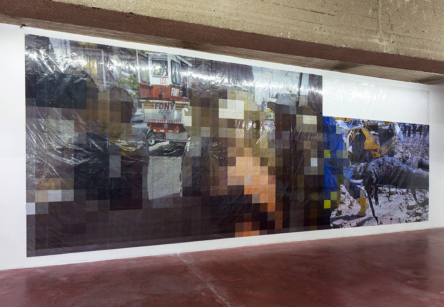 Thomas Hirschhorn, Pixel-Collage nº43, 2016