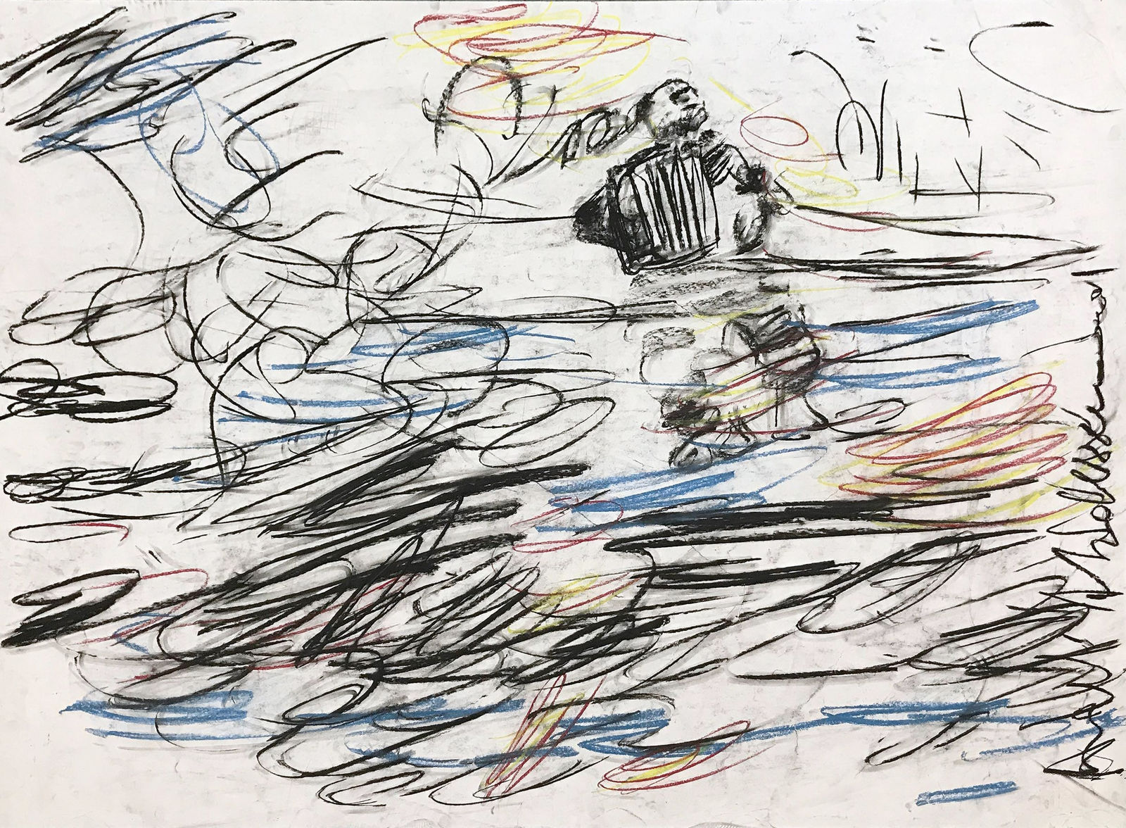 Adel Abdessemed, POLITICS OF DRAWING, ACCORDEON, 2020