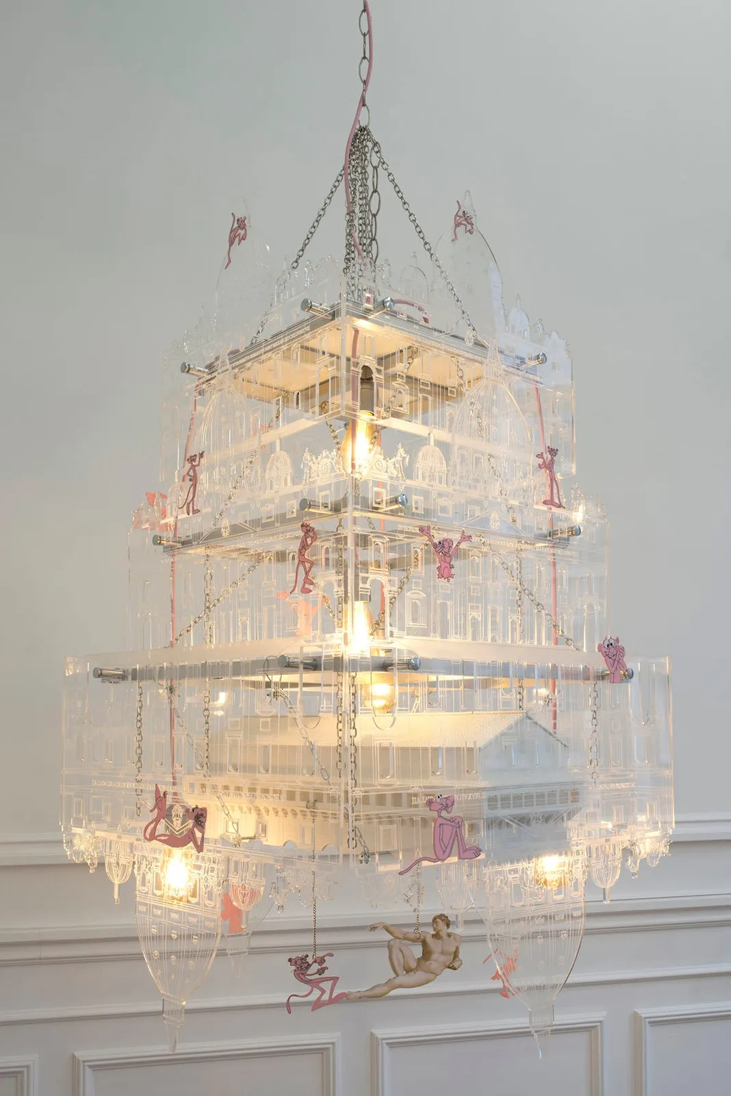 Simon Fujiwara, Pink Panther vs The Pope, 2020