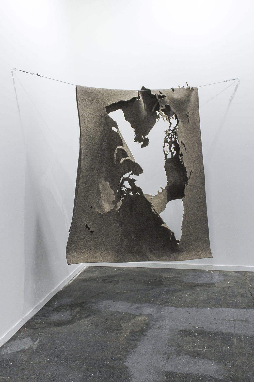 Jonathan Monk, The World Without The World in Grey, 2014