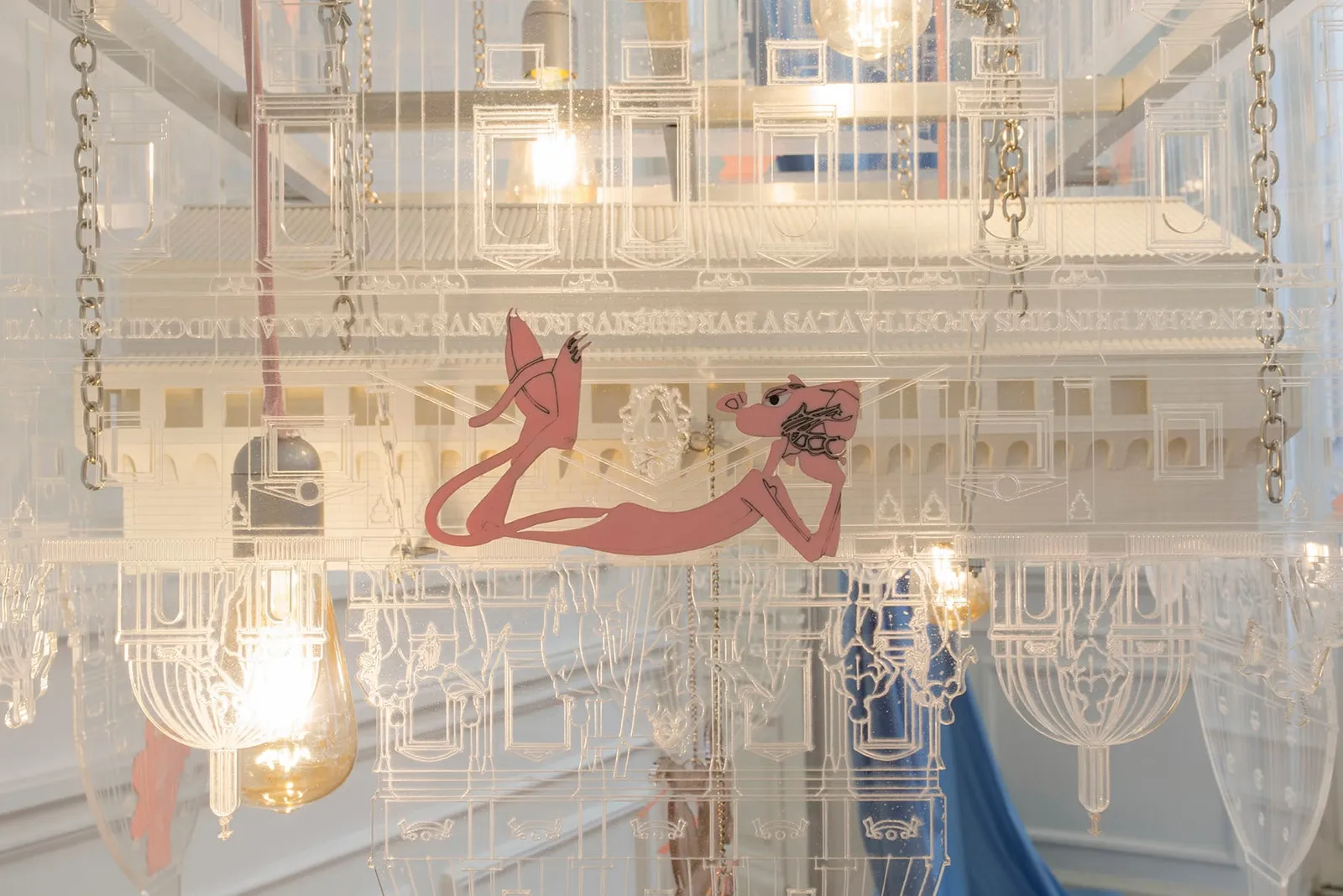 Simon Fujiwara, Pink Panther vs The Pope, 2020