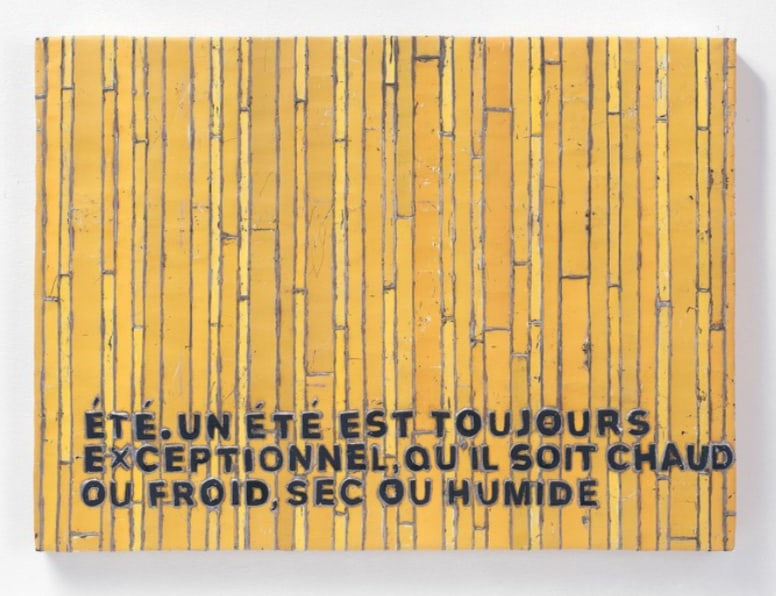 Adel Abdessemed, Cocorico painting, Été. Un été est toujours excetionnel, qu’il soit chaud ou froid, sec ou humide, 20172018