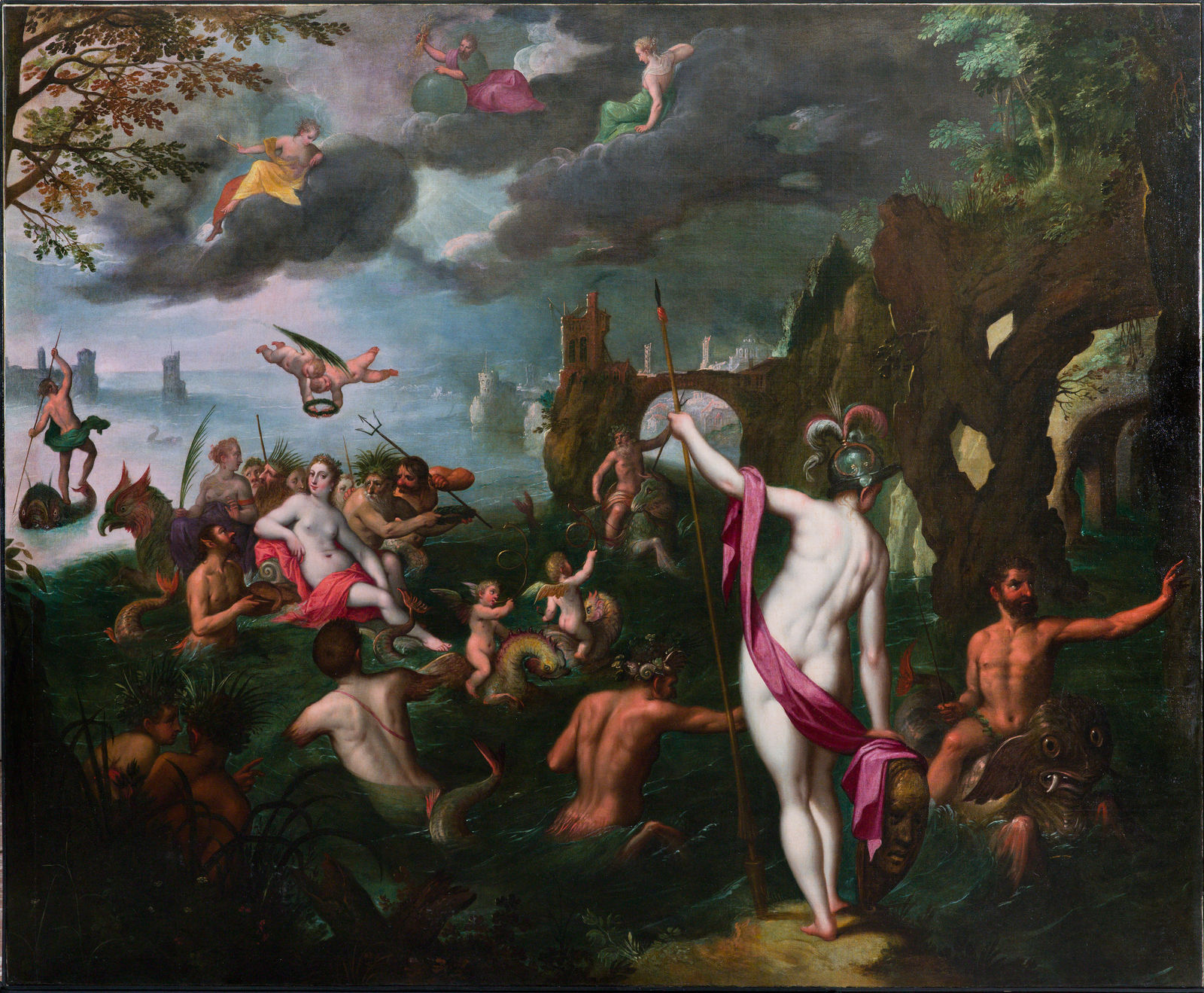 Hans Rottenhammer and Abraham Brueghel, Van Balen, Nozze di Nettuno e Anfitrite
