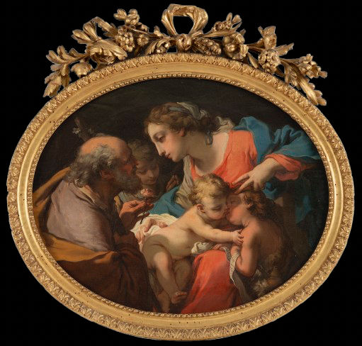 Gaetano Gandolfi, The Holy Family with Saint John the Baptist and a Putto