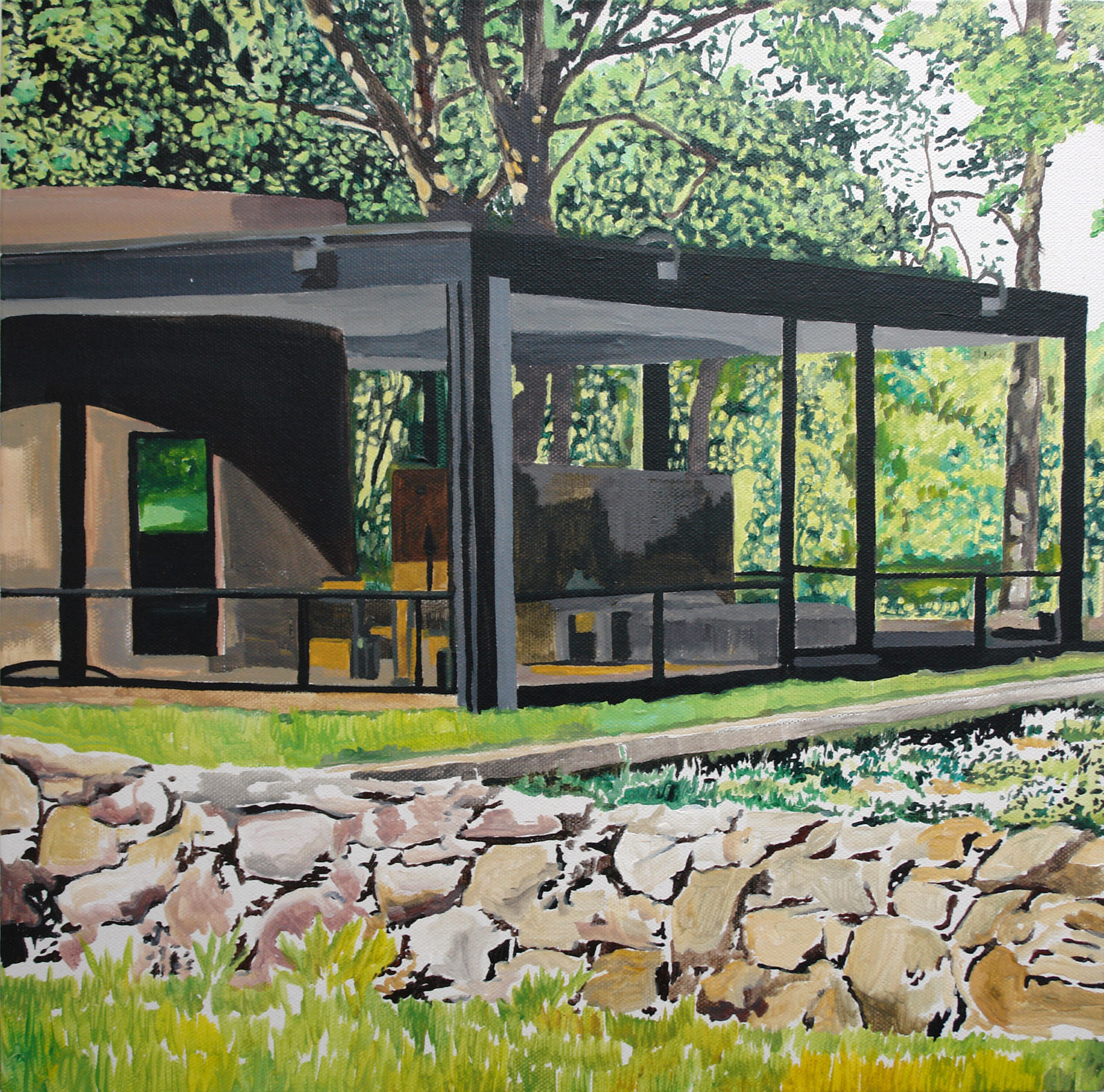 Eamon O'Kane, Glass House Study, 2010