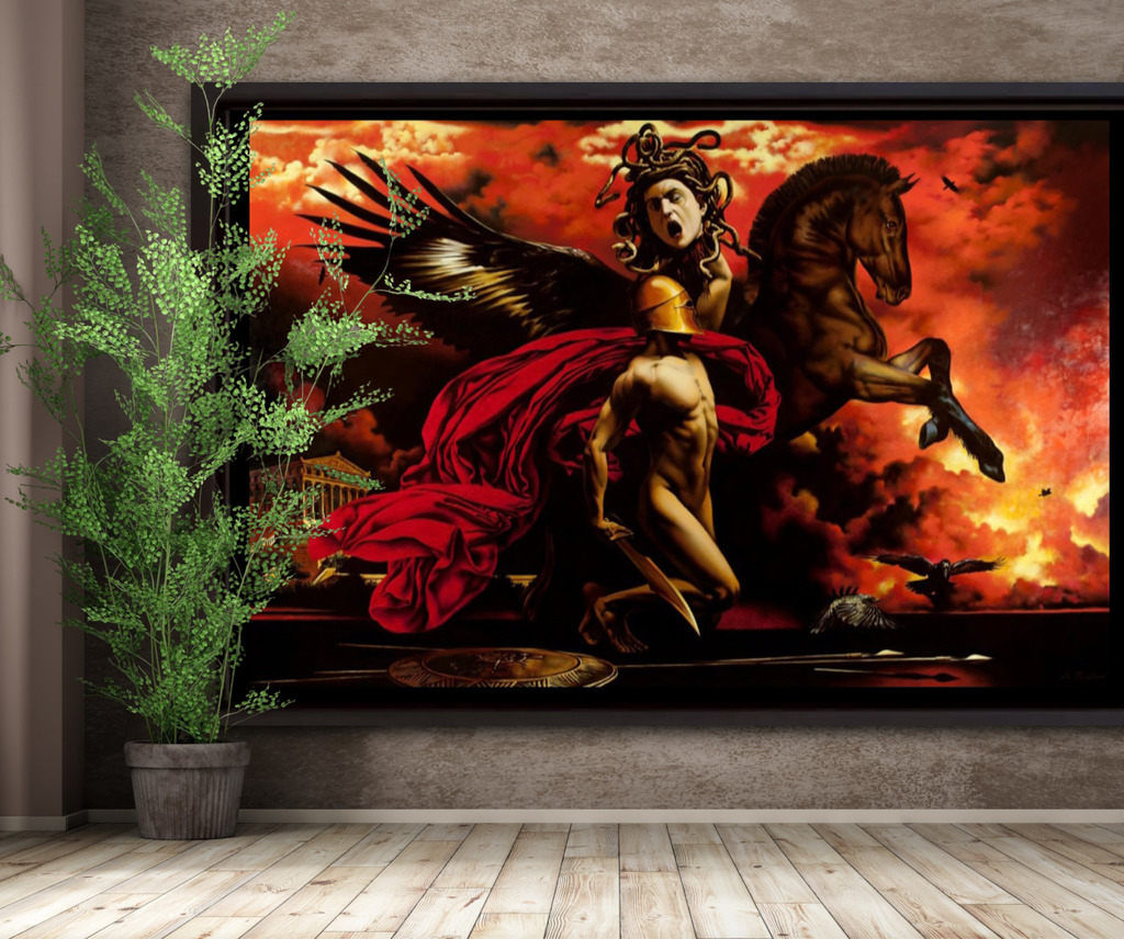 Alexey Golovin, Perseus with the head of Medusa.