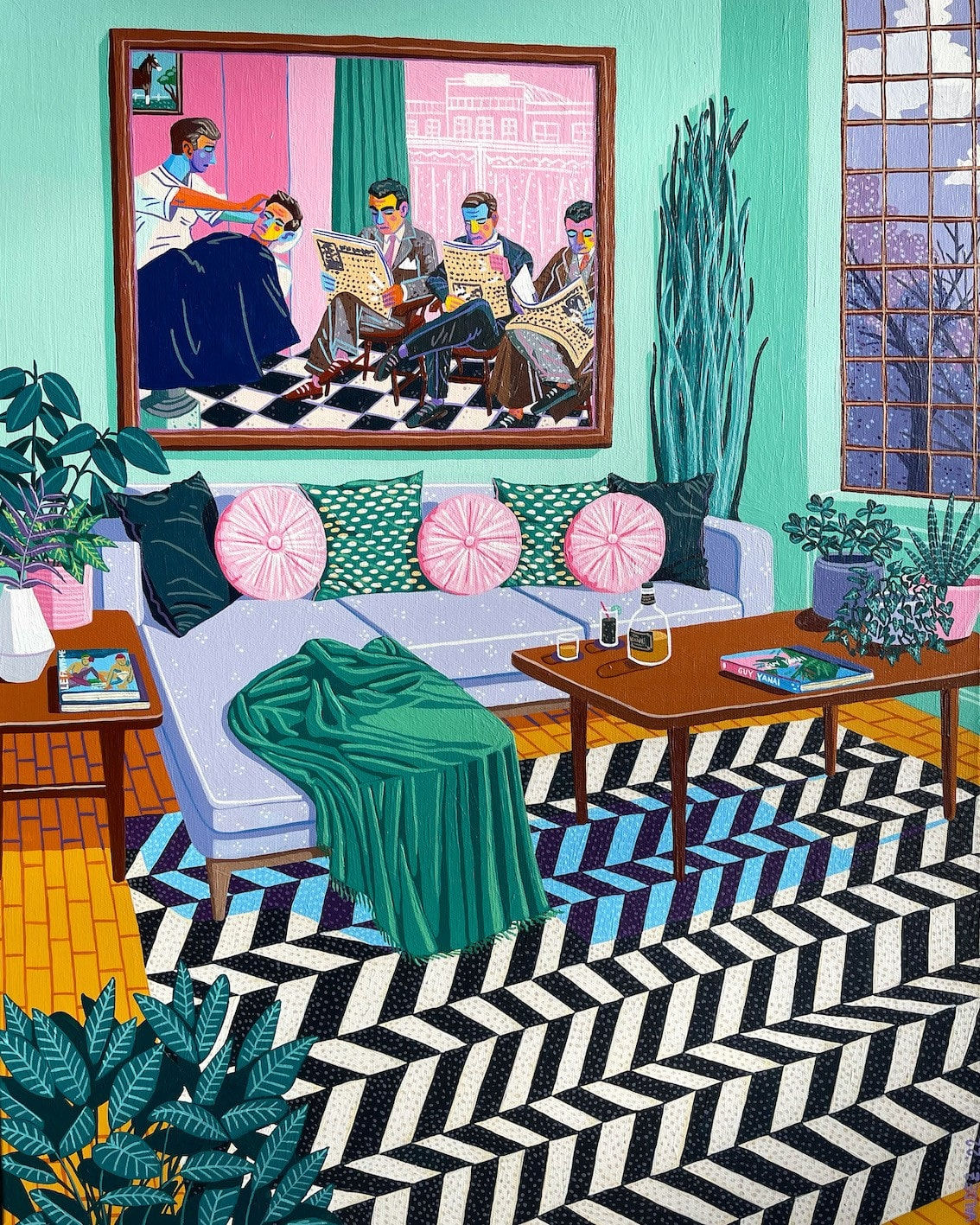 Joaquin Valdez, The Green Room, 2022