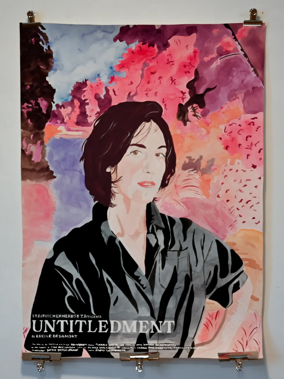 Lucile Desamory, Film poster Untitledment, 2023