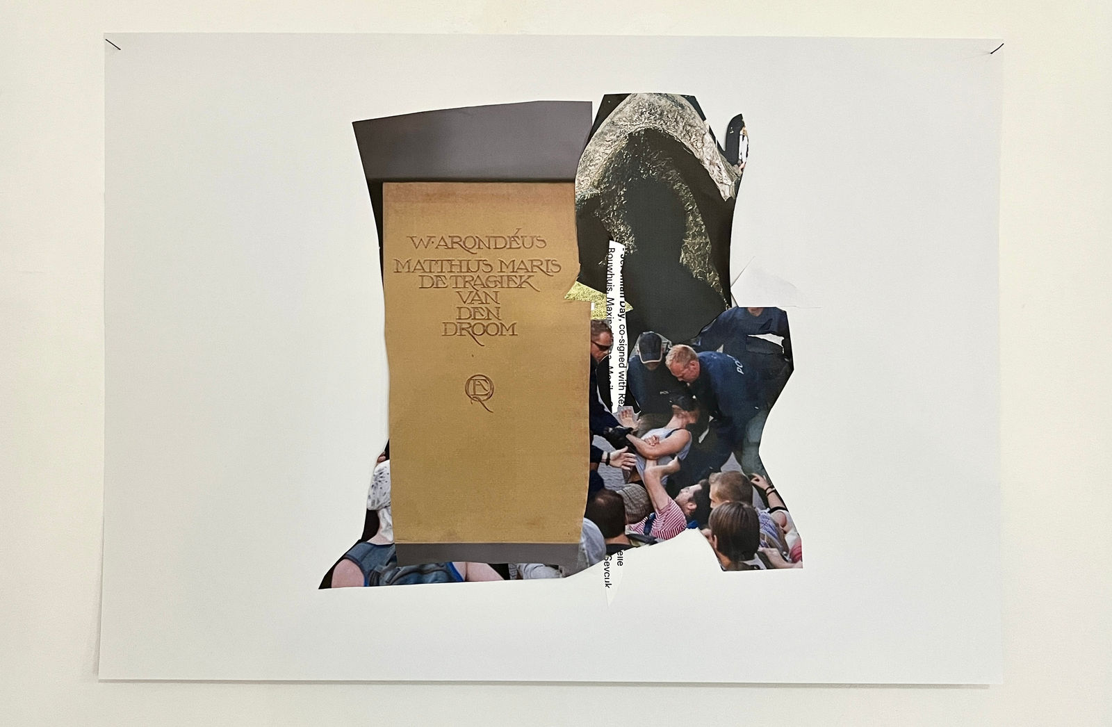 Jeremiah Day, Provisional Temple of Semi-Failed Resistance Artist Fighter Dreamers: Den Haag, 2011 Protest/Book, 2022