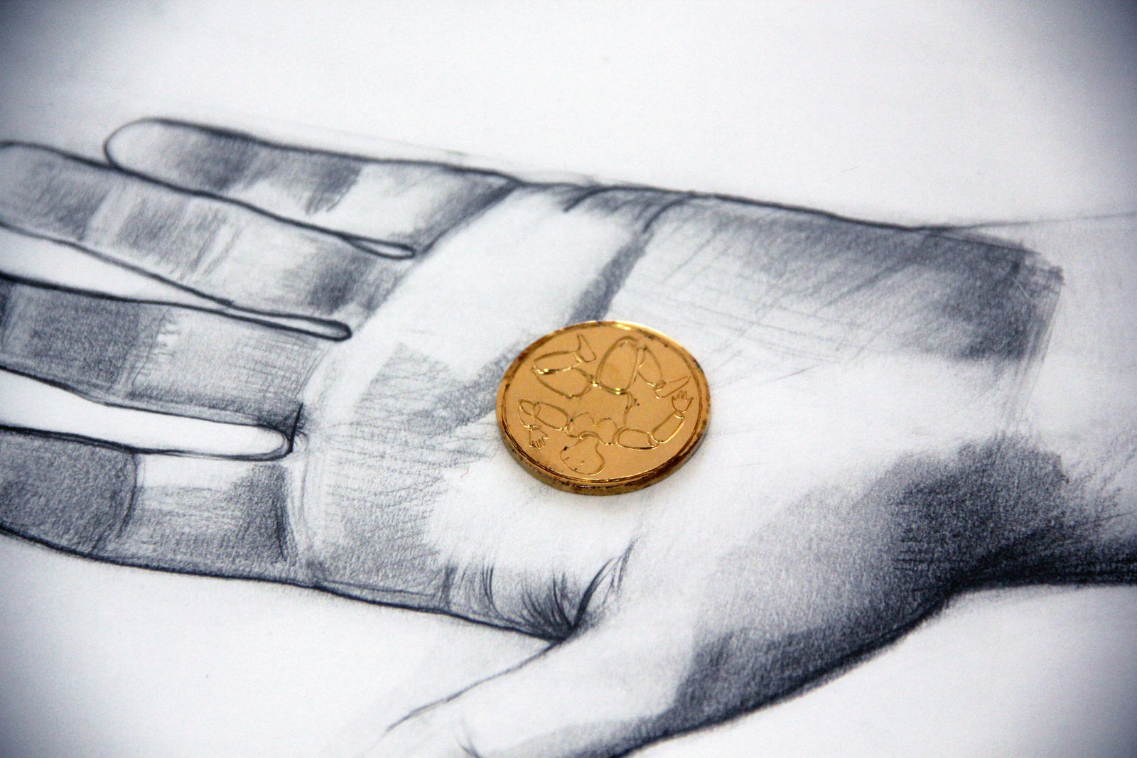 Dora Garcia, Hand with Coin (Dismembered), 2023