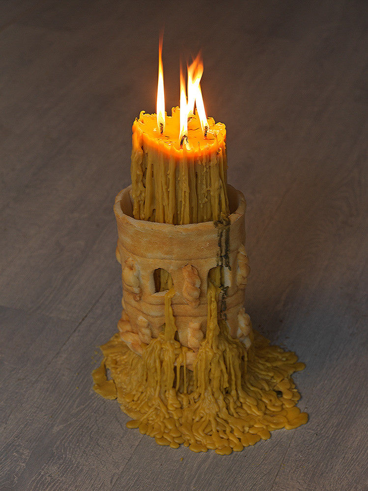 Pauline Curnier Jardin, durata di cera for far to ashes (wax duration for fat to ashes), 2021