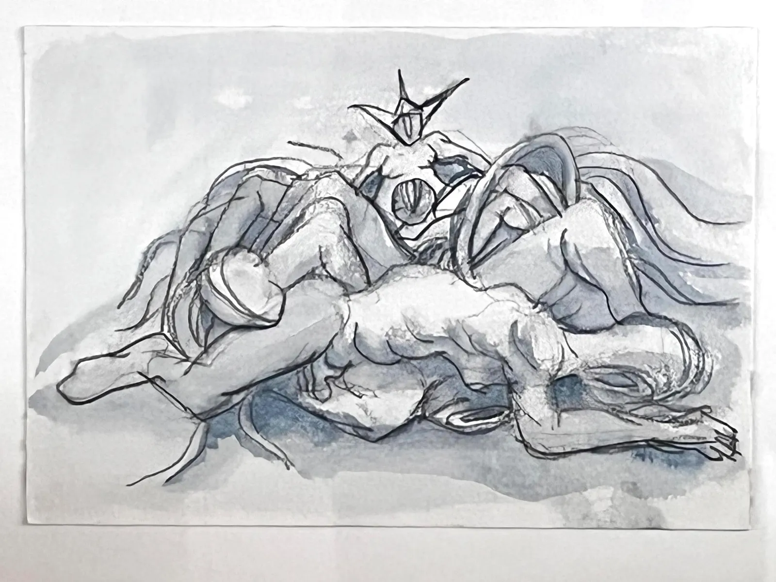 Su Hui-Yu, The Space Warriors and the Digigrave, drawing/storyboard No.3, 2023