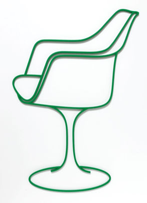 Michael Craig-Martin, Saarinen Chair, 2019