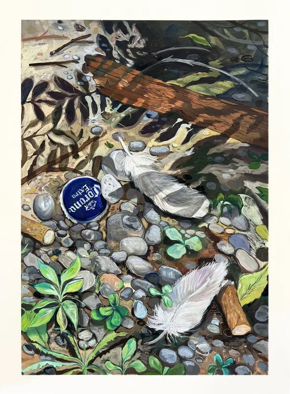 Rebecca Ness 레베카 네스, Left behind, 2022