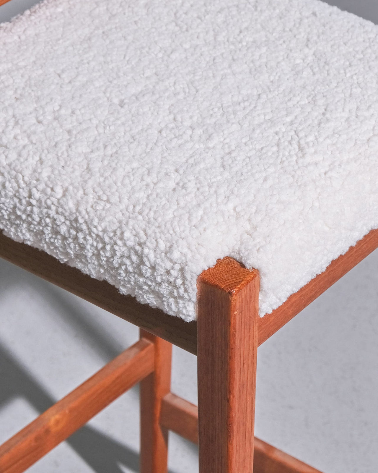 Swedish, Teak Bar Stool