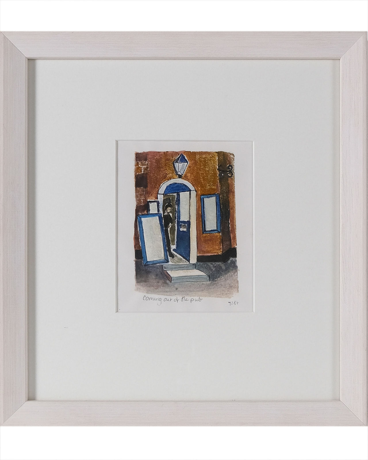 Tessa Newcomb, Coming out of the pub, 1987