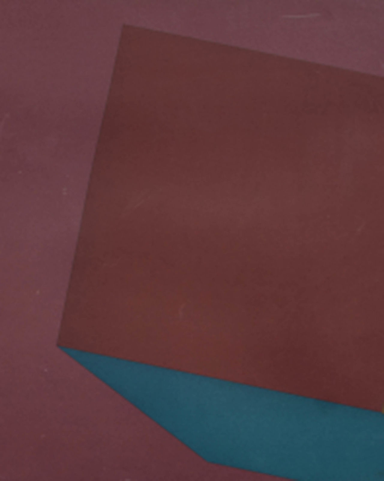 Sol LeWitt, Two Cubes with Colors Superimposed (Red)