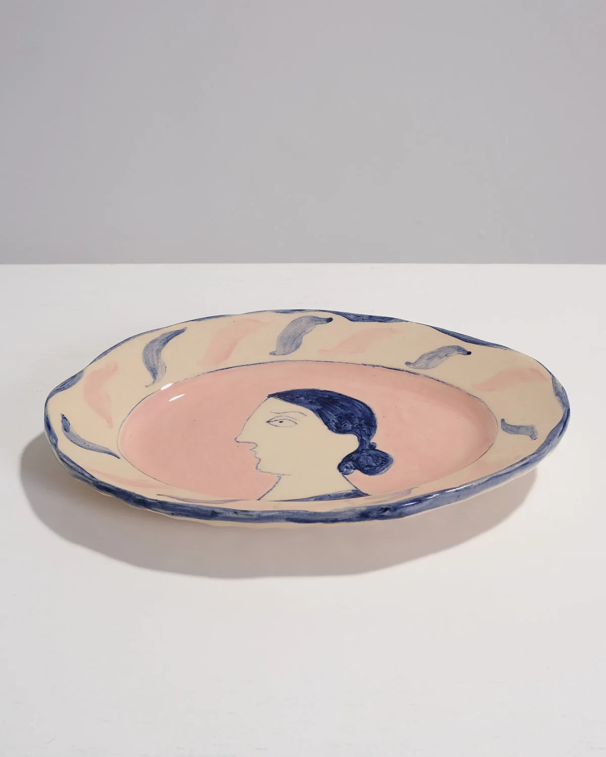 Claudia Rankin, Head of a Painter Platter