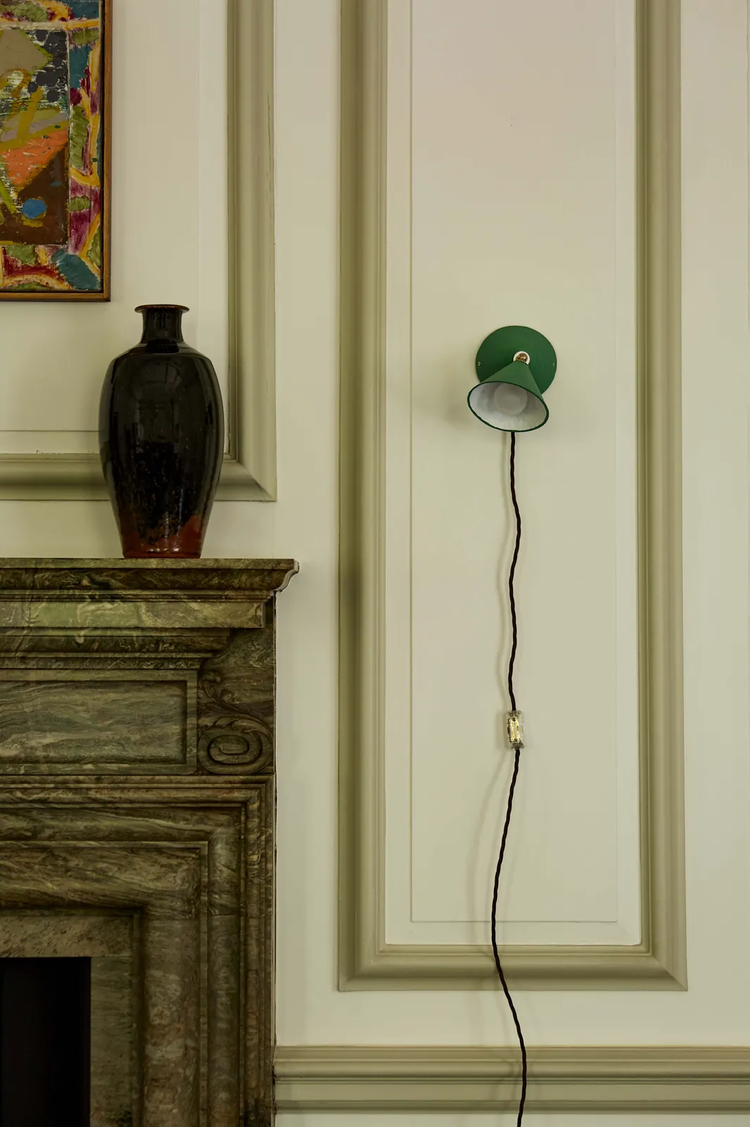 Palefire Studio x 8 Holland Street, Rotor Plug-in Wall Light in Palm