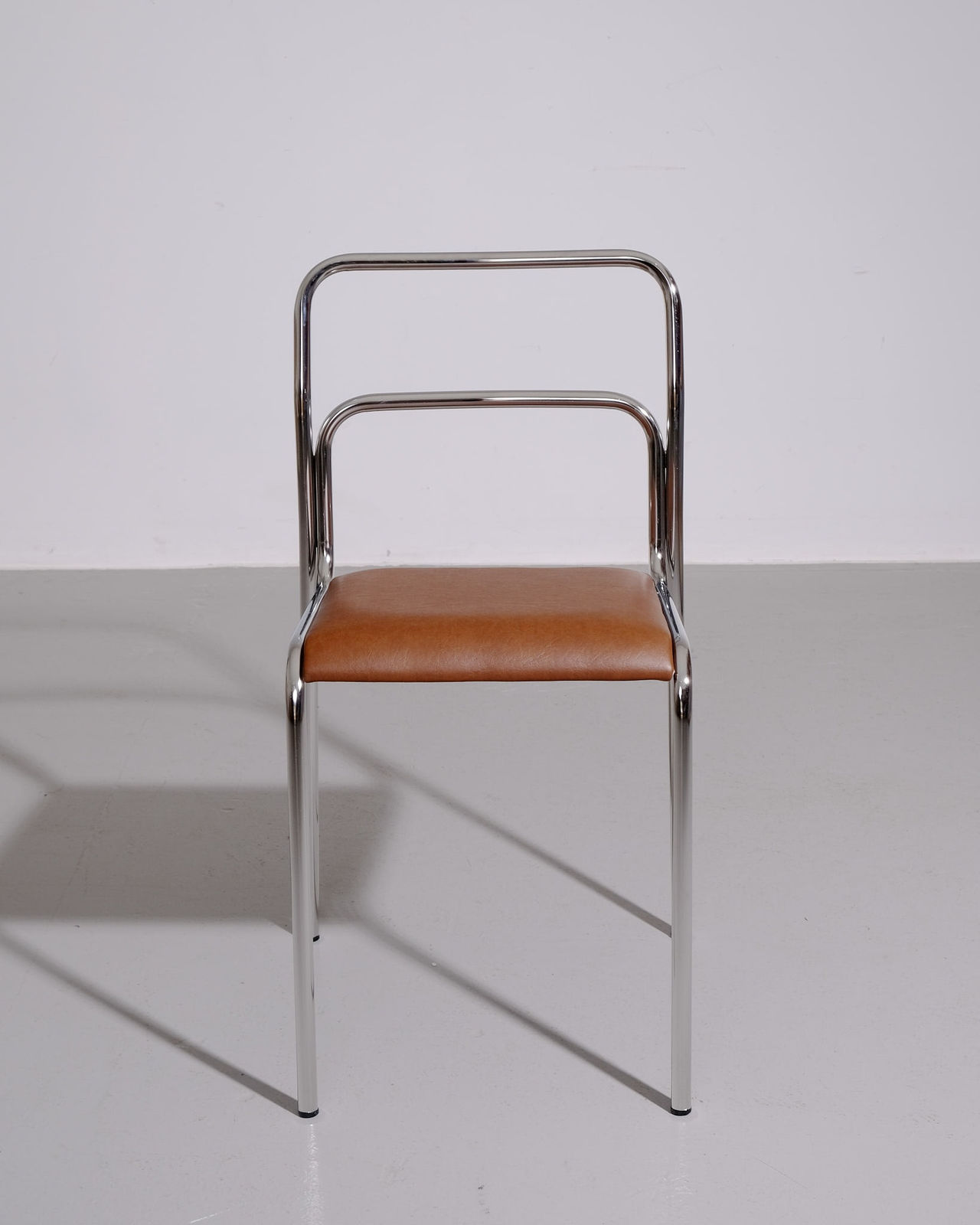 Italian, Tubular Steel Dining Chair