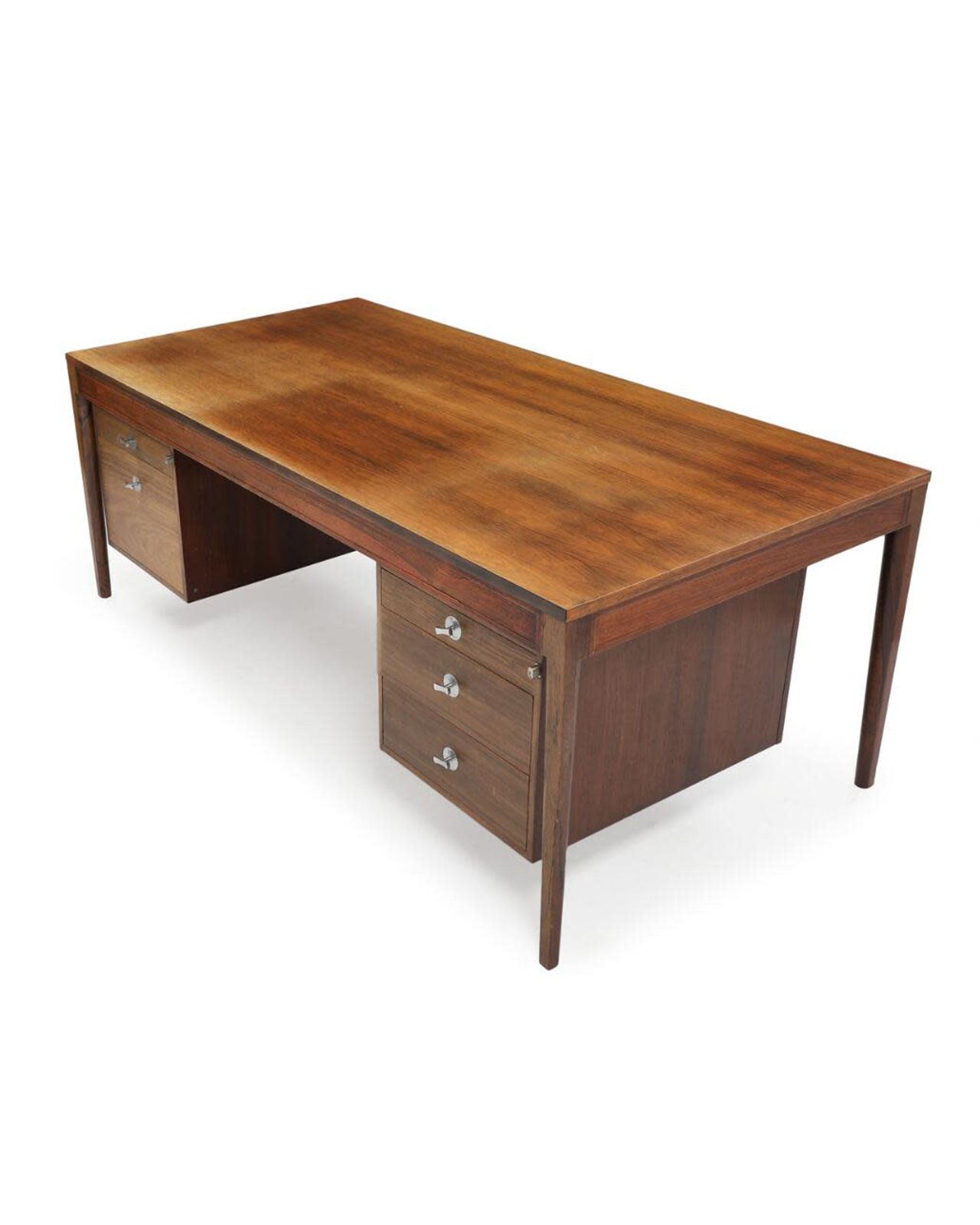 Finn Juhl, Model 'FD-951 Diplomat' Desk with five drawers