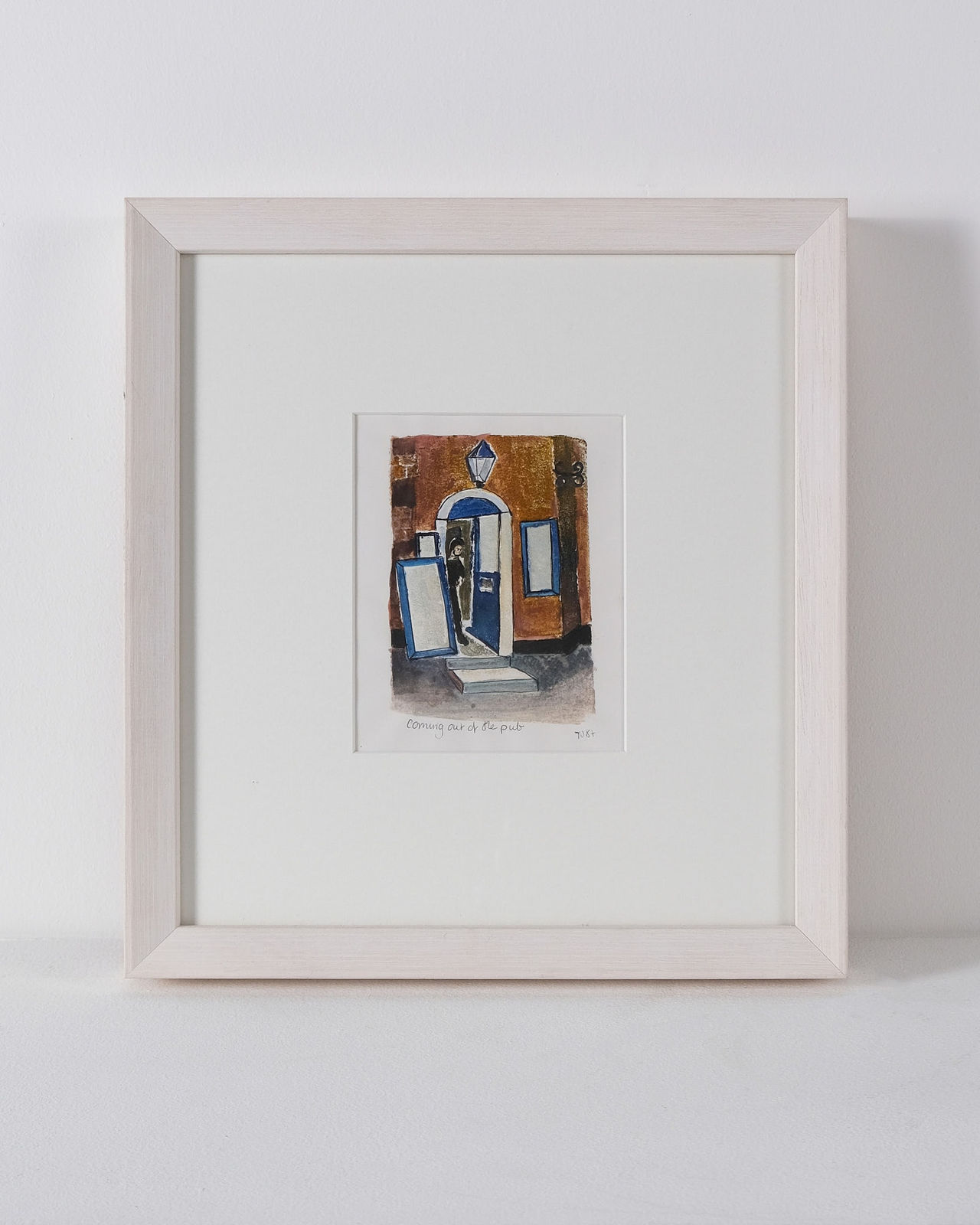 Tessa Newcomb, Coming out of the pub, 1987