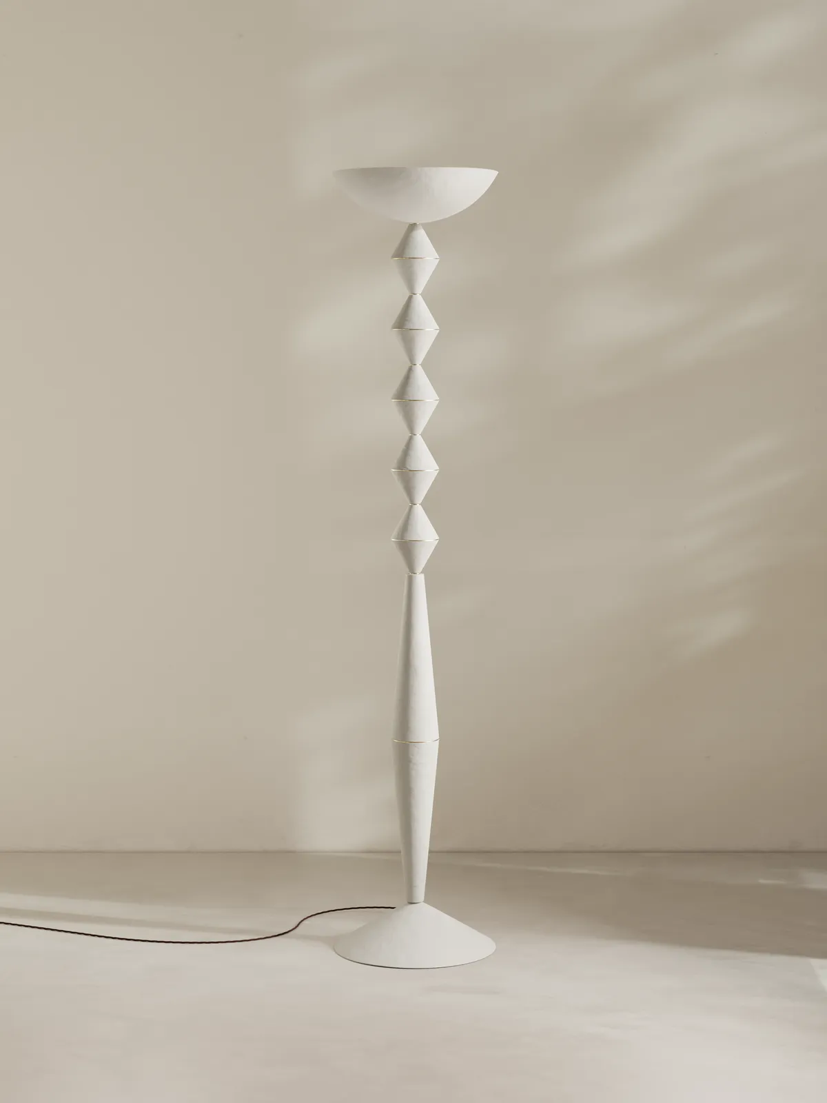 Palefire Studio x 8 Holland Street, Totem Floor Light in Chalk