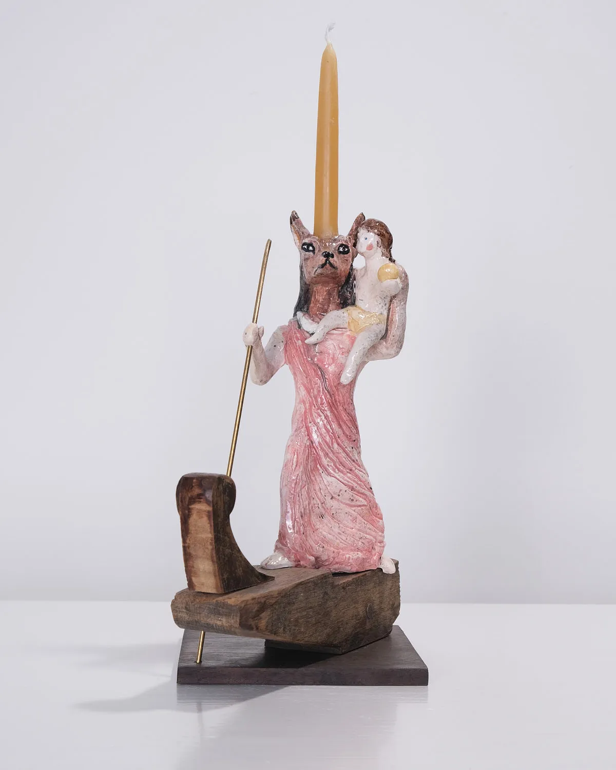 Amata Benedict, Ferryman Guide Candlestick I