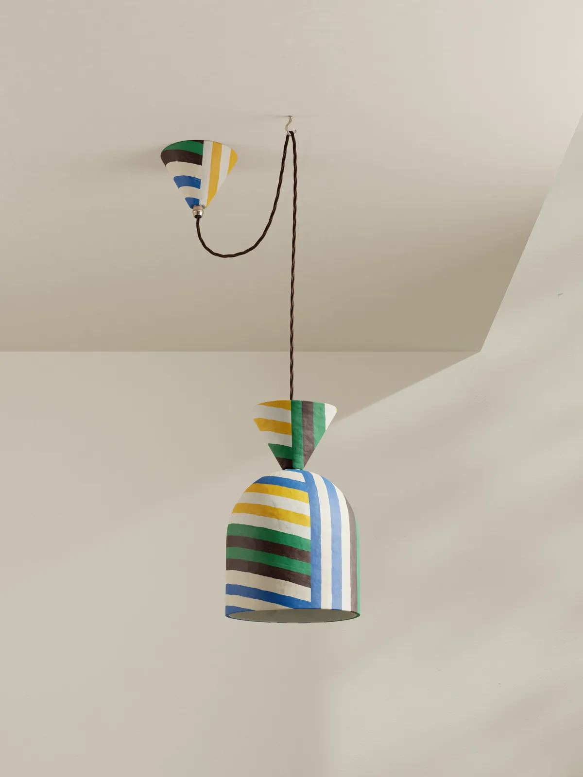Palefire Studio x 8 Holland Street, Bell Pendant Light in Bonbon