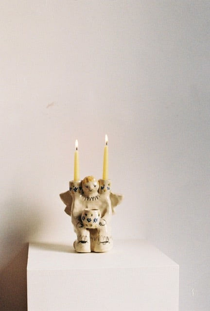 Ali Hewson, Cherub candleholder/salt