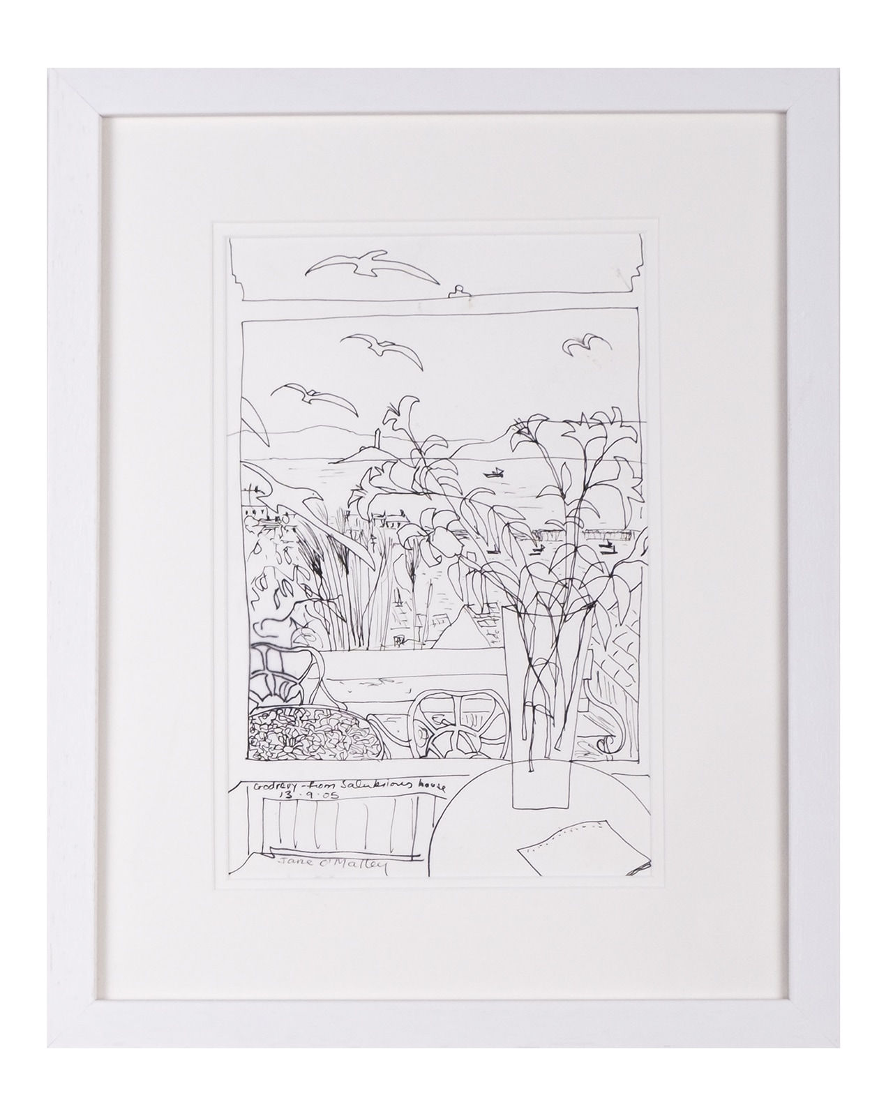 Jane O'Malley, Godrevy from Salubrius House