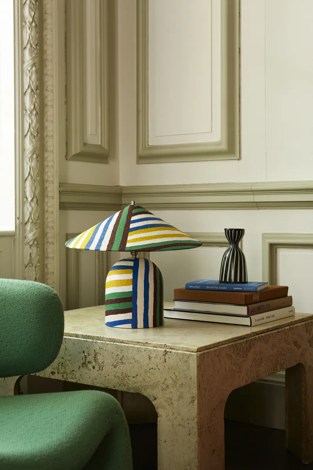 Palefire Studio x 8 Holland Street, Pavilion Table Lamp in Bonbon