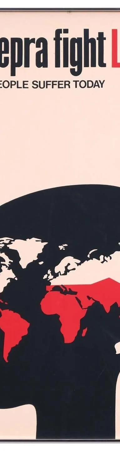 Tom Eckersley, 'Help Lepra' Poster, c.1980s