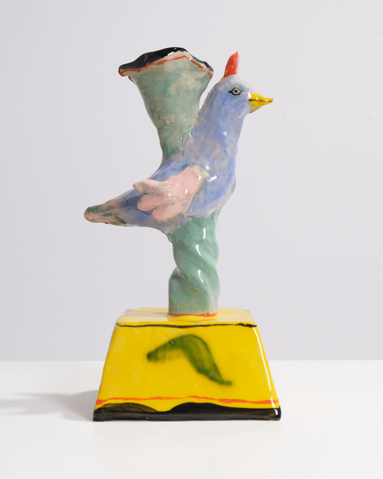Claudia Rankin, Blue Bird Candleholder