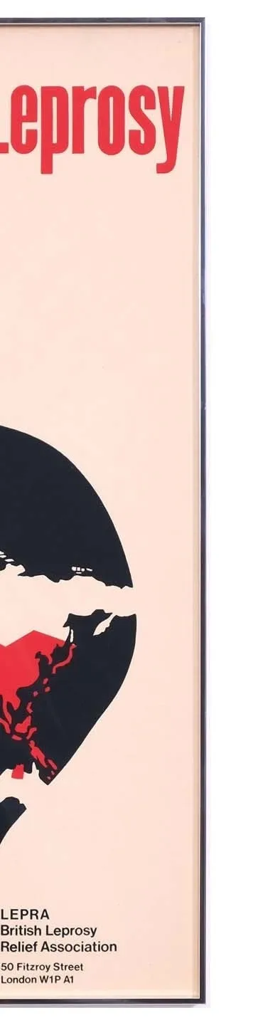 Tom Eckersley, 'Help Lepra' Poster, c.1980s