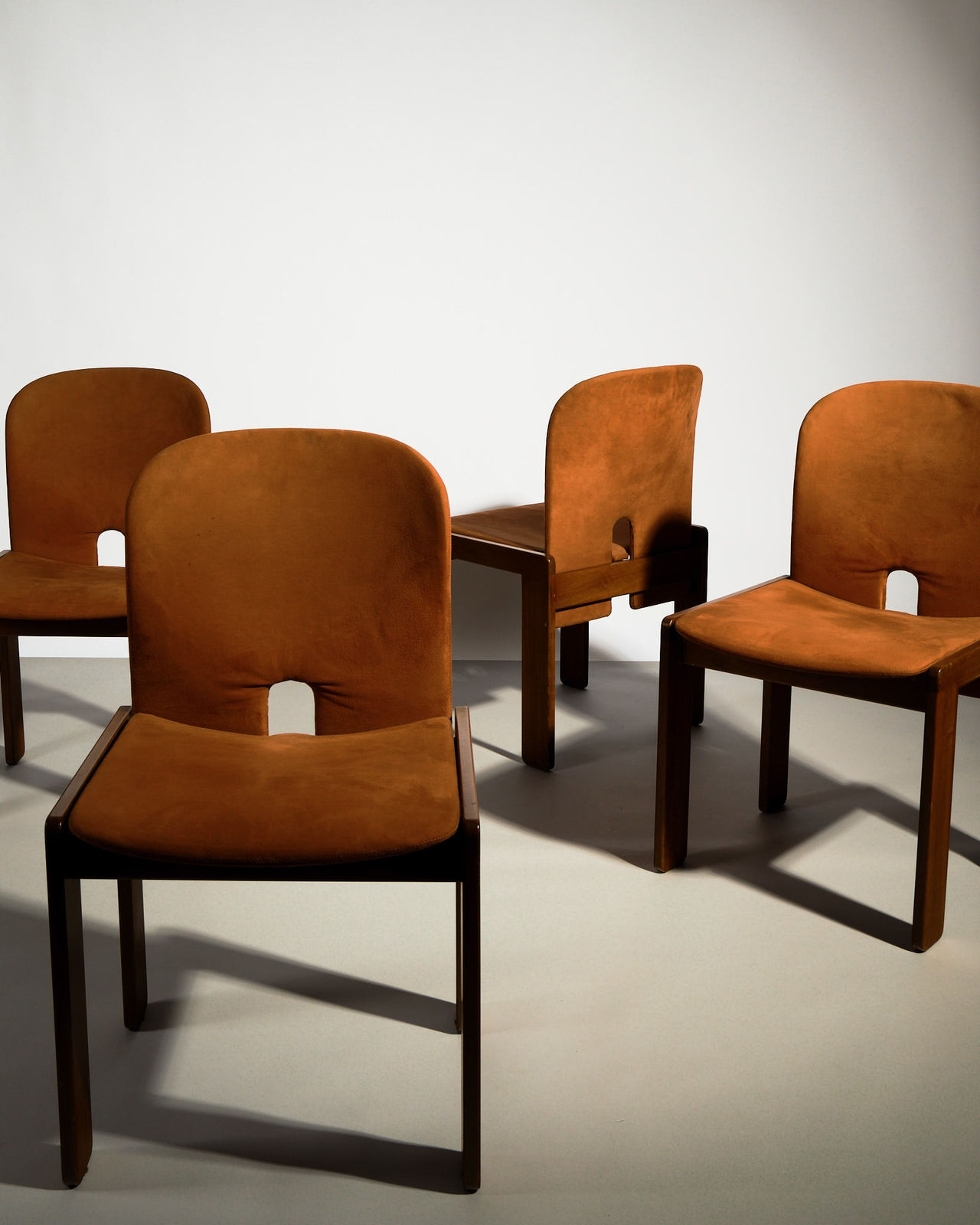 Afra & Tobia Scarpa, Set of Four '121' Dining Chairs