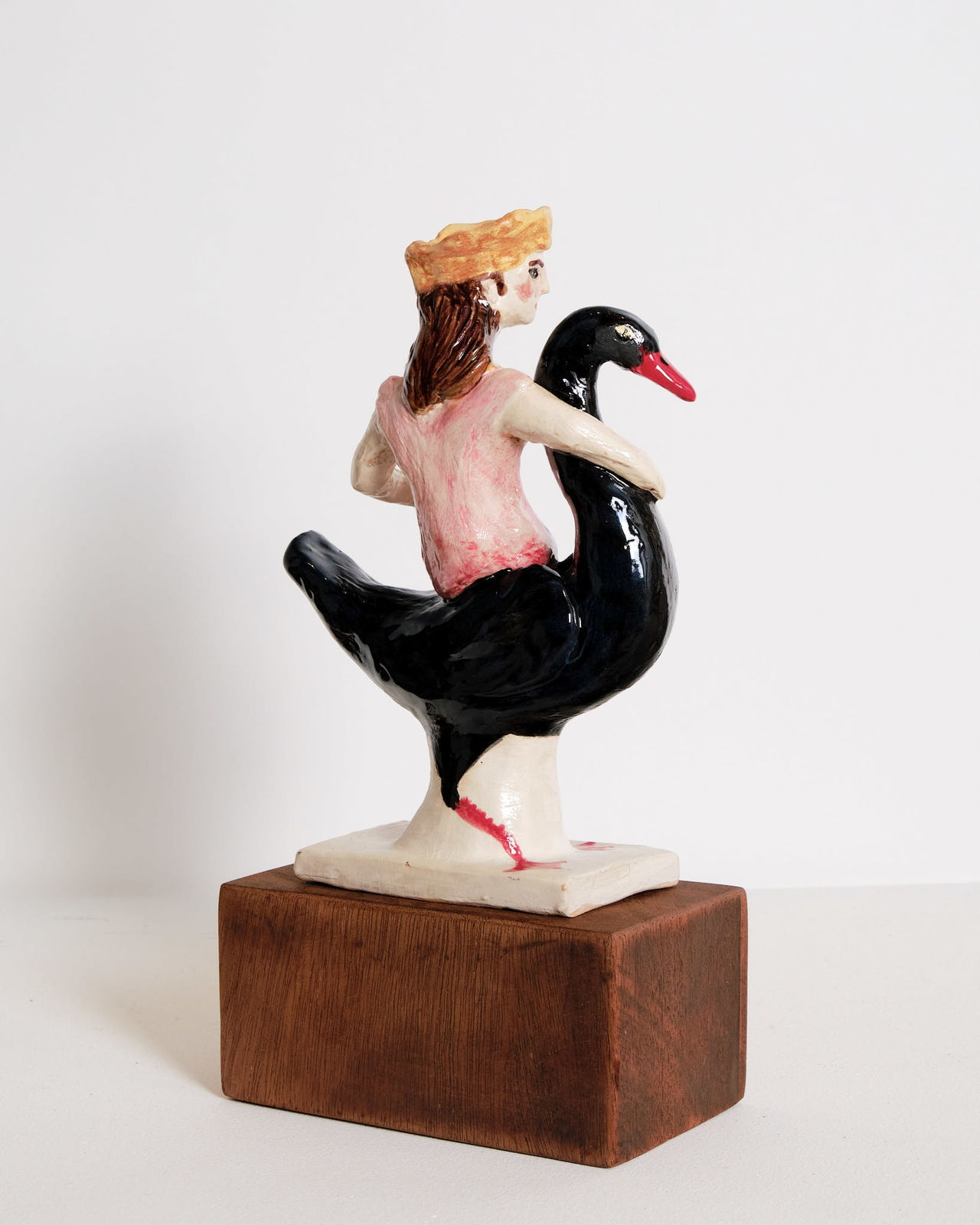 Amata Benedict, Leda and the Swan Candlestick