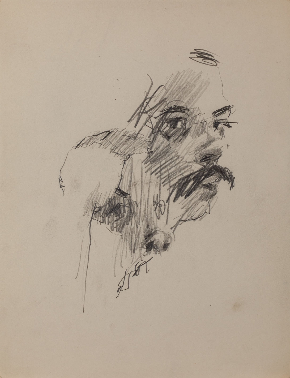 Ed Bereal, Untitled (Self Portrait) EB-050, 1958-1965