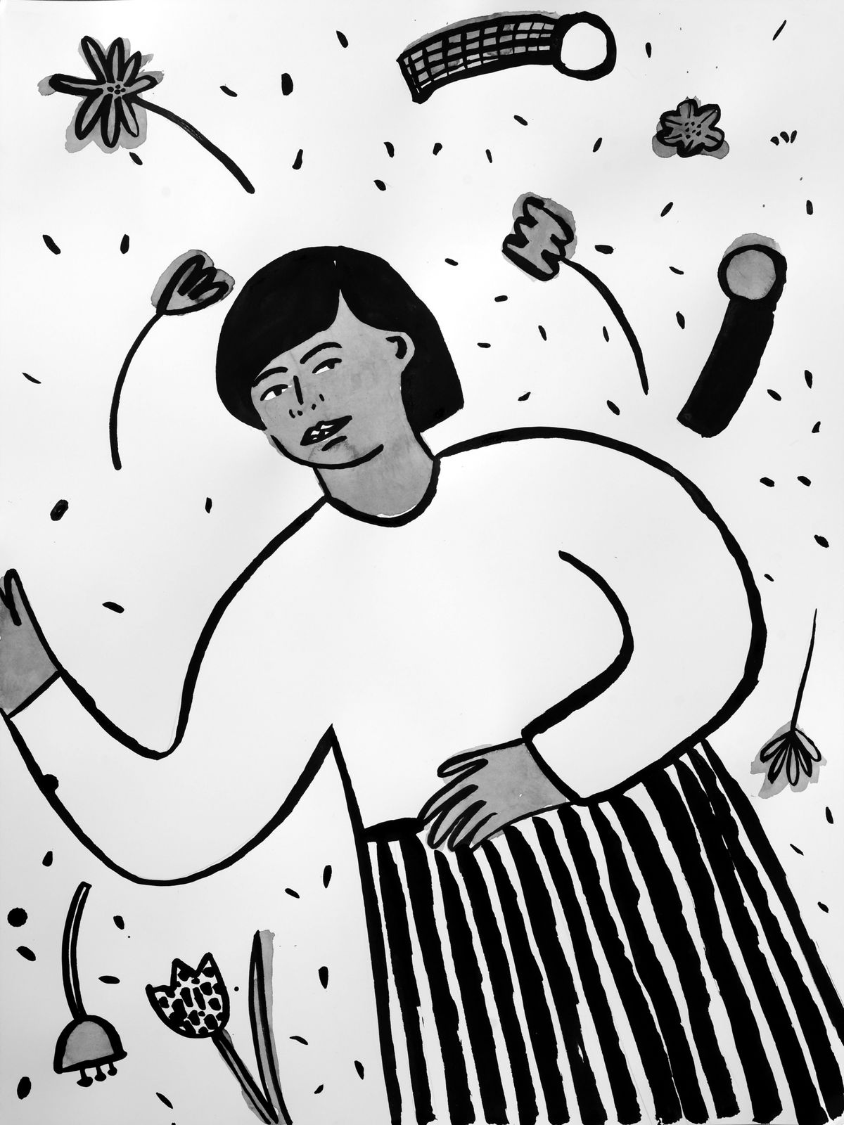 Carissa Potter, Laying in a Field, 2020