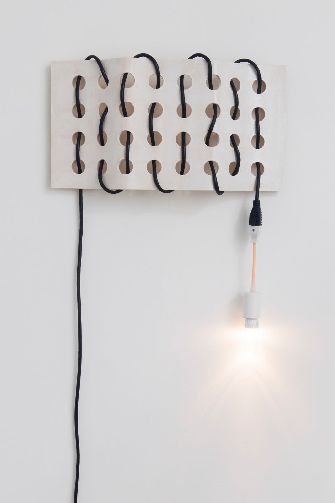 Dana Hemenway, Untitled Cord Weave (No. 5 - White), 2017