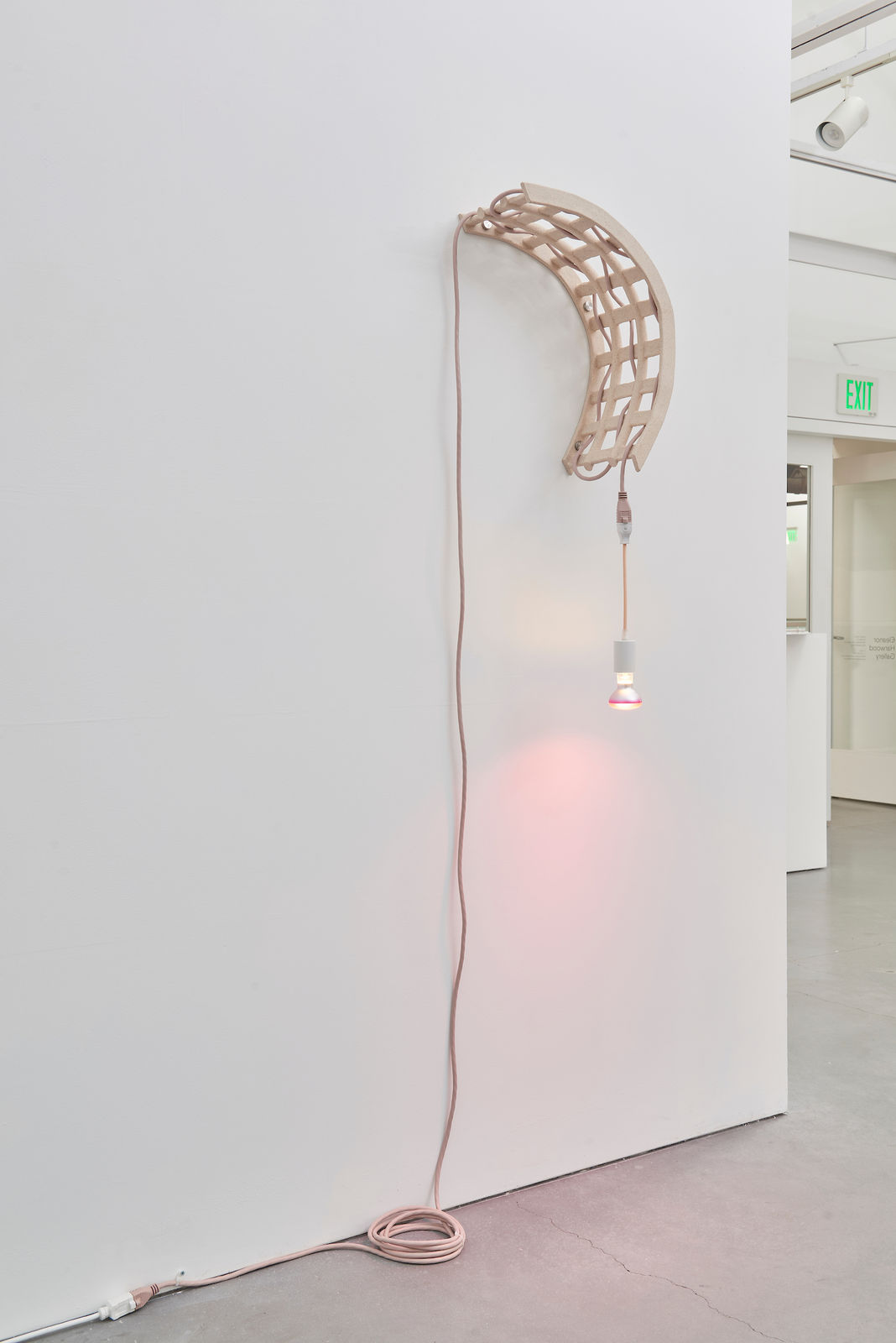 Dana Hemenway, Untitled (Cord Weave No. 5 - speckled peach), 2019