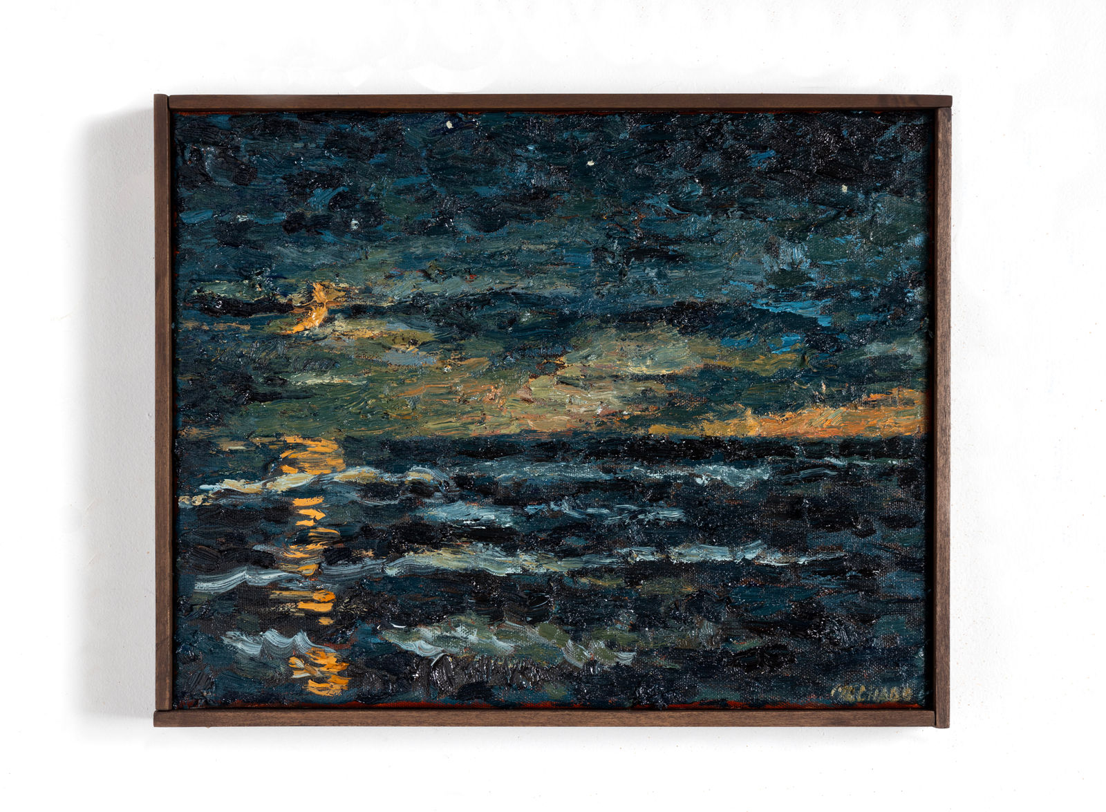 Martin Machado, Crescent Moon Plein Air, Oct 2024, Ocean Beach, 2024