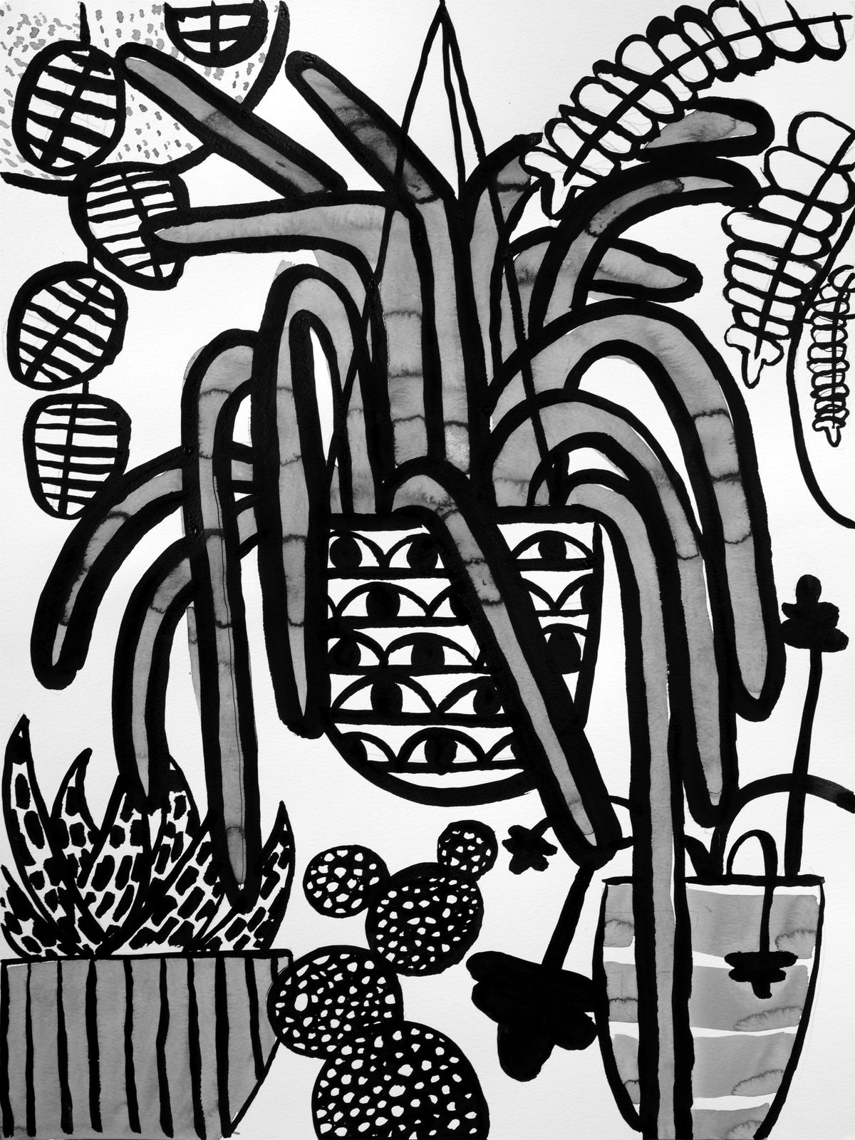 Carissa Potter, Hanging Plants, 2020