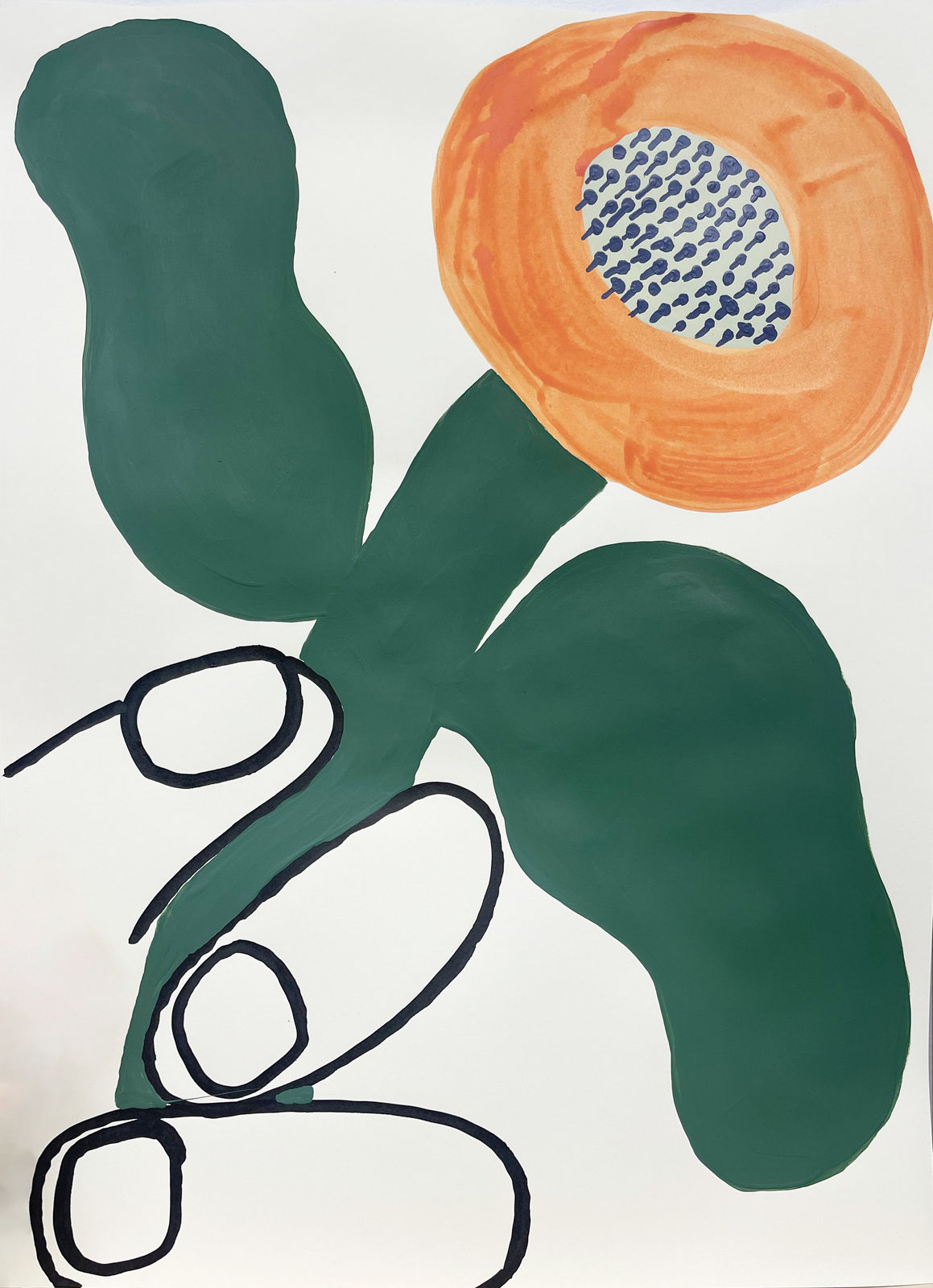 Carissa Potter, Hand With Flower, 2024